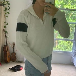 rare brandy melville casey sweater white